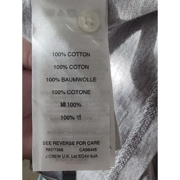 J. Crew NWT feminine striped lightweight blouse peplum M - Picture 7 of 8